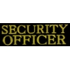 SECURITY OFFICER GOLD SCRIPT PIN